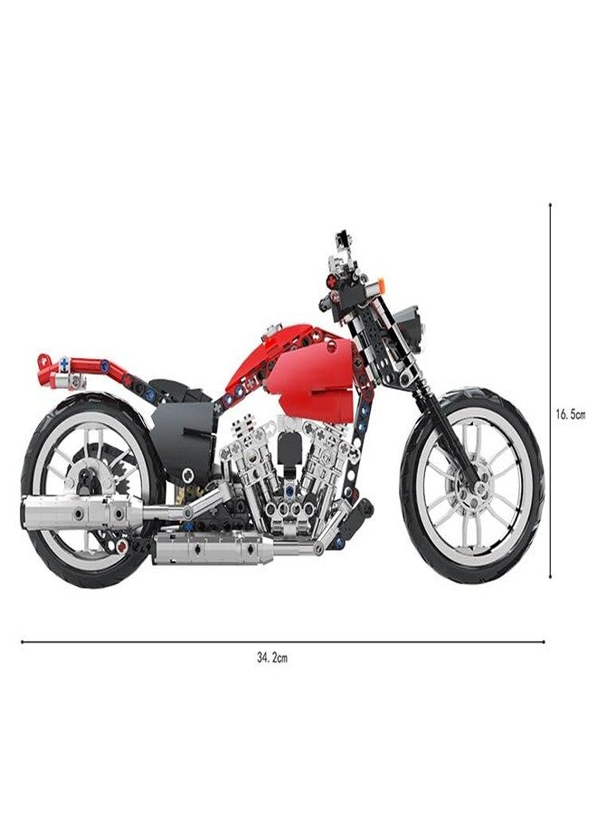 ICW Tech-Storm Heavy Motorcycle Building Block Construction Set, 613 Pieces, Model (15803) - Image 5